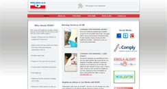 Desktop Screenshot of nursingservicesuk.co.uk